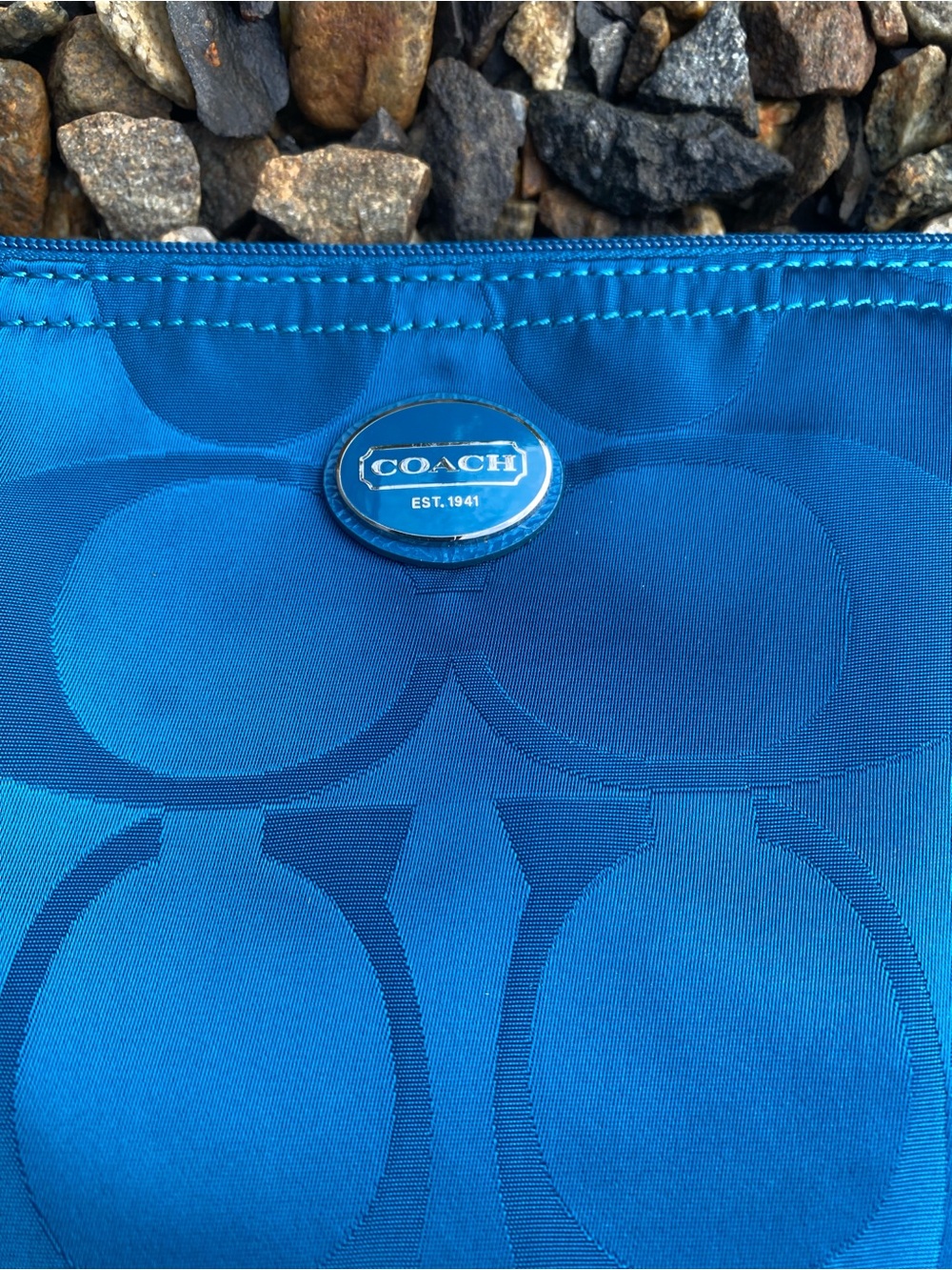 Coach Getaway Signature Nylon Packable Weekender Pouch - Picture 2 of 6
